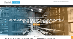 Desktop Screenshot of flextekstaalreoler.dk